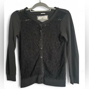 Poof Excellence Black lace Cardigan